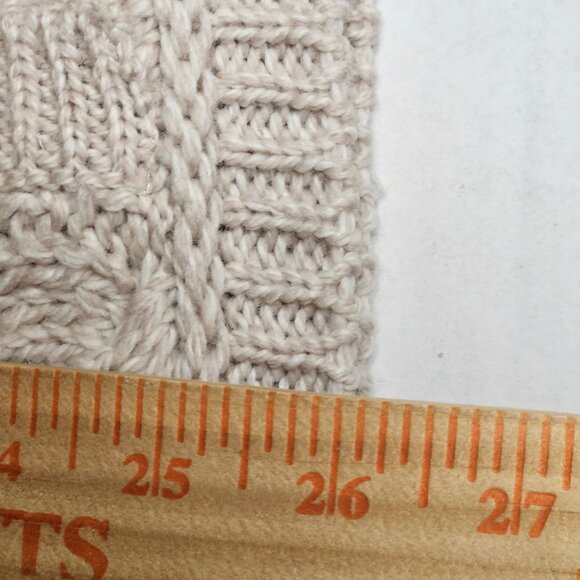 Aran Crafts 100% Merino wool Irish Cable Knit Cardigan. Men's Size M - Picture 7 of 7